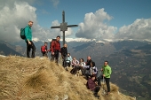 AL PIZZO GRANDE DEL SORNADELLO, salendo da Alino di S. Pellegrino Terme il 20 marzo 2011 - FOTOGALLERY